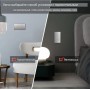 Два умных одиночных WiFi выключателя Terem Techno в одной рамке сенсорные серые Tuya / Smart Life / Digma для Алисы работает как с нулевым проводом так и без него