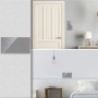 Два умных WiFi выключателя Terem Techno одиночный и двойной в одной рамке Tuya / Smart Life / Digma сенсорные серые для Алисы работает как с нулевым проводом так и без