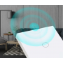 Повторитель переключатель беспроводной для умного WiFi выключателя с Алисой от Яндекс Tuya RF433 одиночный стеклянный белый