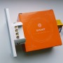 Умный выключатель с Алисой Яндекс Tuya WiFi RF433 4х клавишный сенсорный УНИВЕРСАЛЬНЫЙ БЕЗ НУЛЯ И С НУЛЕМ белый стеклянный