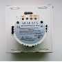 Умный выключатель с Алисой Яндекс Tuya WiFi RF433 на двойной сенсорный УНИВЕРСАЛЬНЫЙ БЕЗ НУЛЯ И С НУЛЕМ белый стеклянный