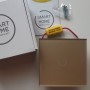 Умный WiFi выключатель Tuya для Алисы от Яндекса с НУЛЕМ и БЕЗ НУЛЯ одиночный сенсорный с металлической рамкой золотой стеклянный