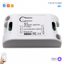 Умное реле WiFi + RF433 беспроводной выключатель Tuya с Алисой от Яндекса дистанционное управление  для умного дома белый с голосовым управлением