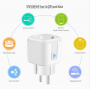 Умная WiFi розетка с Яндек Алисой Tuya 16А с таймером с голосовым управлением для дома