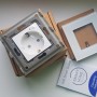 Умная встроенная розетка с Алисой от Яндекс Tuya WiFi 16А с таймером стеклянная белая с голосовым управлением умным домом