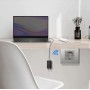 Умная WiFi встроенная розетка Tuya с Яндекс Алисой  WiFi 16А с таймером стеклянная серая с голосовым управлением умным домом с заземлением