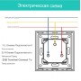 Умная встроенная розетка с Алисой от Яндекс Tuya WiFi 16А с таймером стеклянная золотая с голосовым управлением умным домом