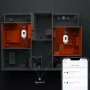 Умный wifi терморегулятор термостат для радиатора с ЖК дисплеем беспроводной Tuya с голосовым управлением подходит на все радиаторы отопления