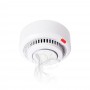 Умный беспроводной  WiFi датчик дыма Tuya дистанционное управление для умного дома белый со встроенной сиреной