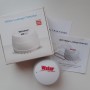 Умный беспроводной WiFi датчик протечки воды Tuya дистанционное управление от для умного дома белый со встроенной сиреной