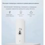 Умный беспроводной WiFi датчик температуры и влажности Tuya дистанционное управление для умного дома белый работает без шлюза
