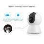Умная беспроводная IP видеокамера Tuya WiFi для видеонаблюдения поворотная на 355 гр карта до 128 гб с датчиком движения ночной режим